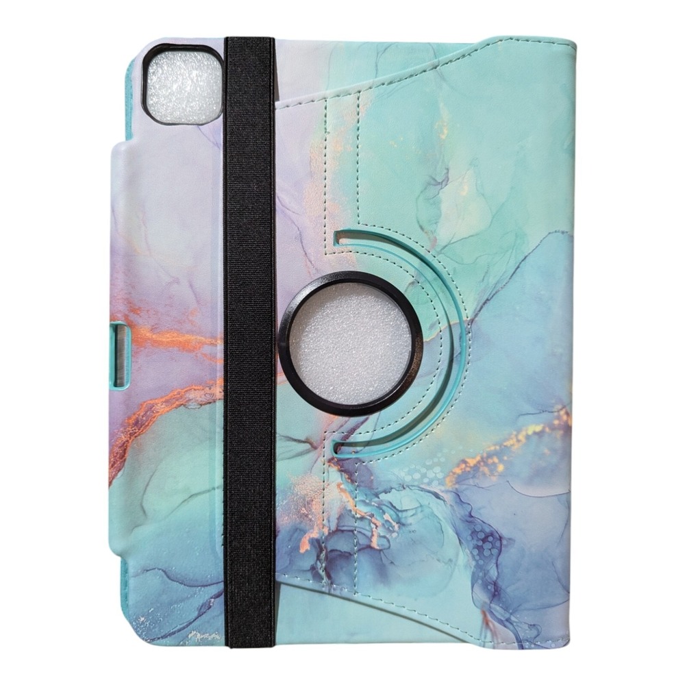 L7. Rotating Case With Pencil Holder for Apple iPad Pro 11" 2021 - Marble